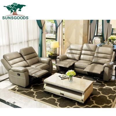 DIY Made in China Modern Sleeper Reclining Sofa Set for Living Room