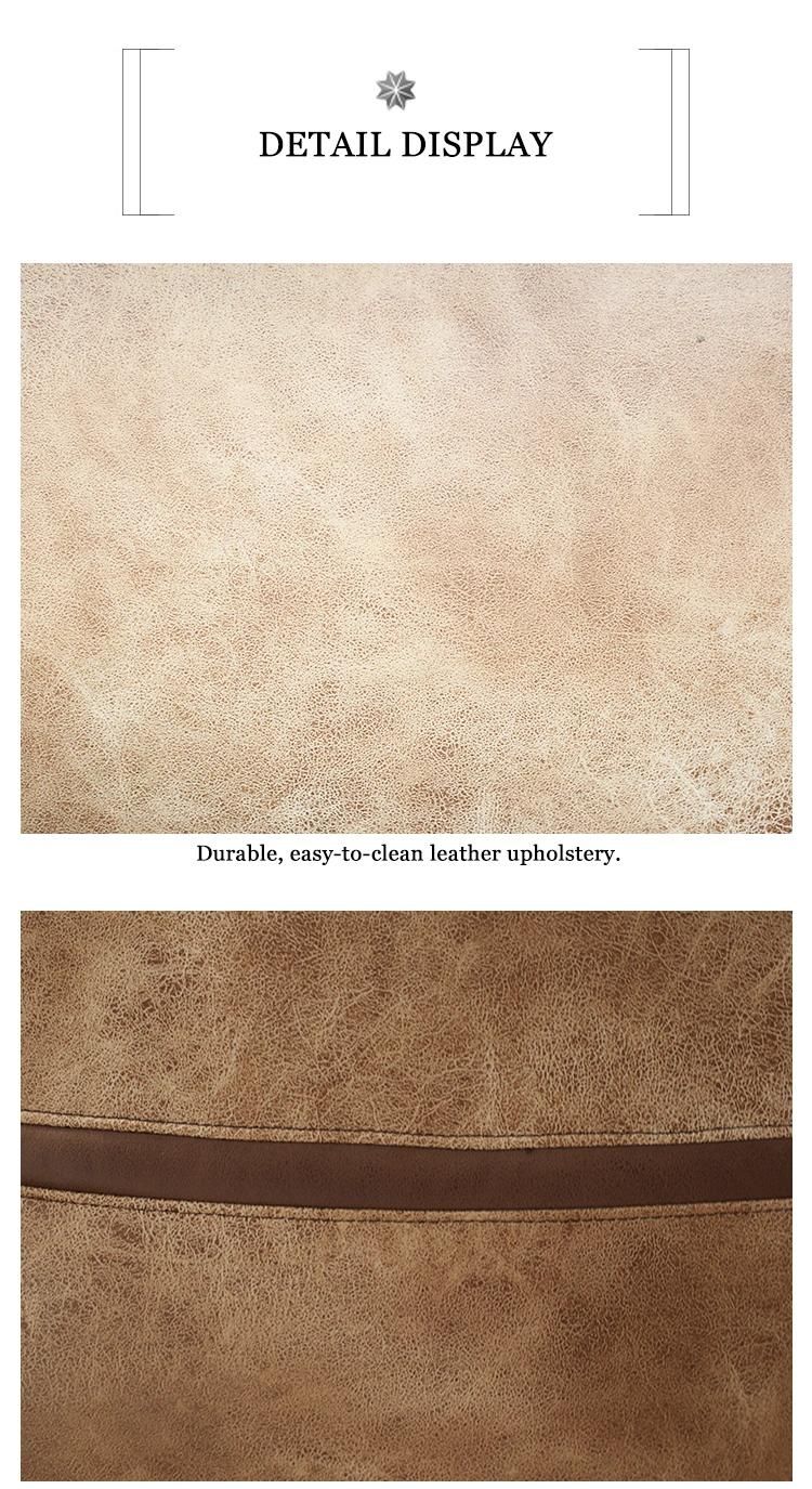 Leather L Shape Home Furniture Living Room Sofa