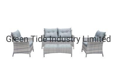 European Style Outdoor Garden Furniture Rattan Sofa Set