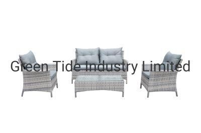 European Style Outdoor Garden Furniture Rattan Sofa Set
