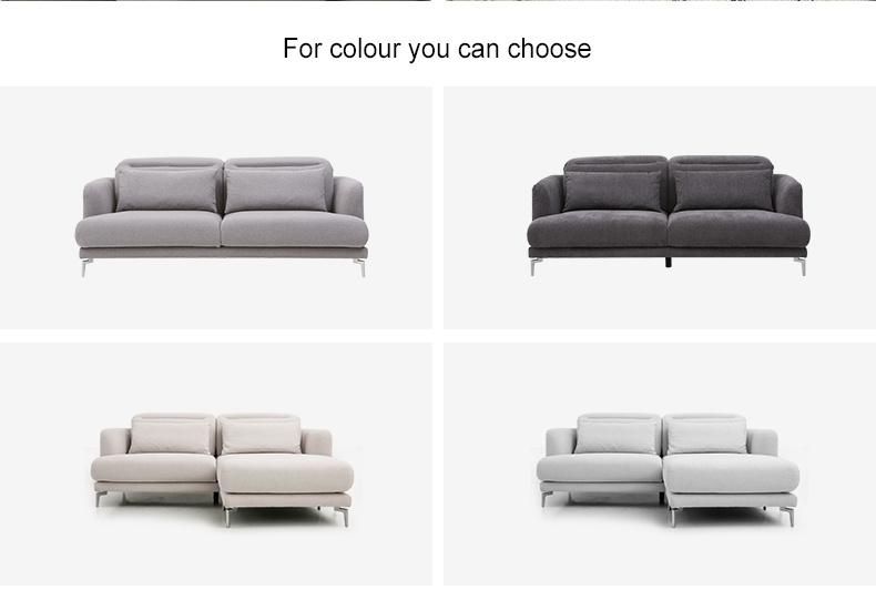 Sponge with Armrest Sets Dubai Corner Recliner Furniture Fabric Sofa