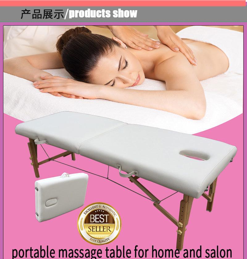 Wooden Massage Table Massage Bed Therapy Table Beauty Table SPA Table Couches