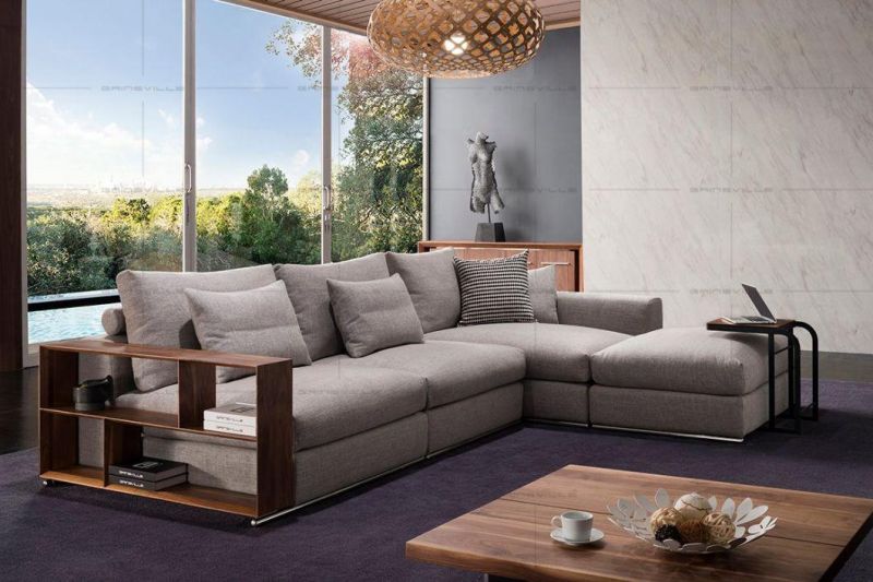 Home Furniture Set Living Room Sofa Corner Sofas for Villa GS9001