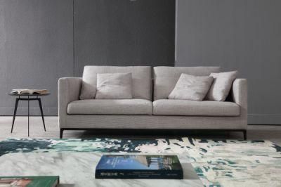 Scandinavian Designs Leather Sectional Sofa Set with Iron Leg