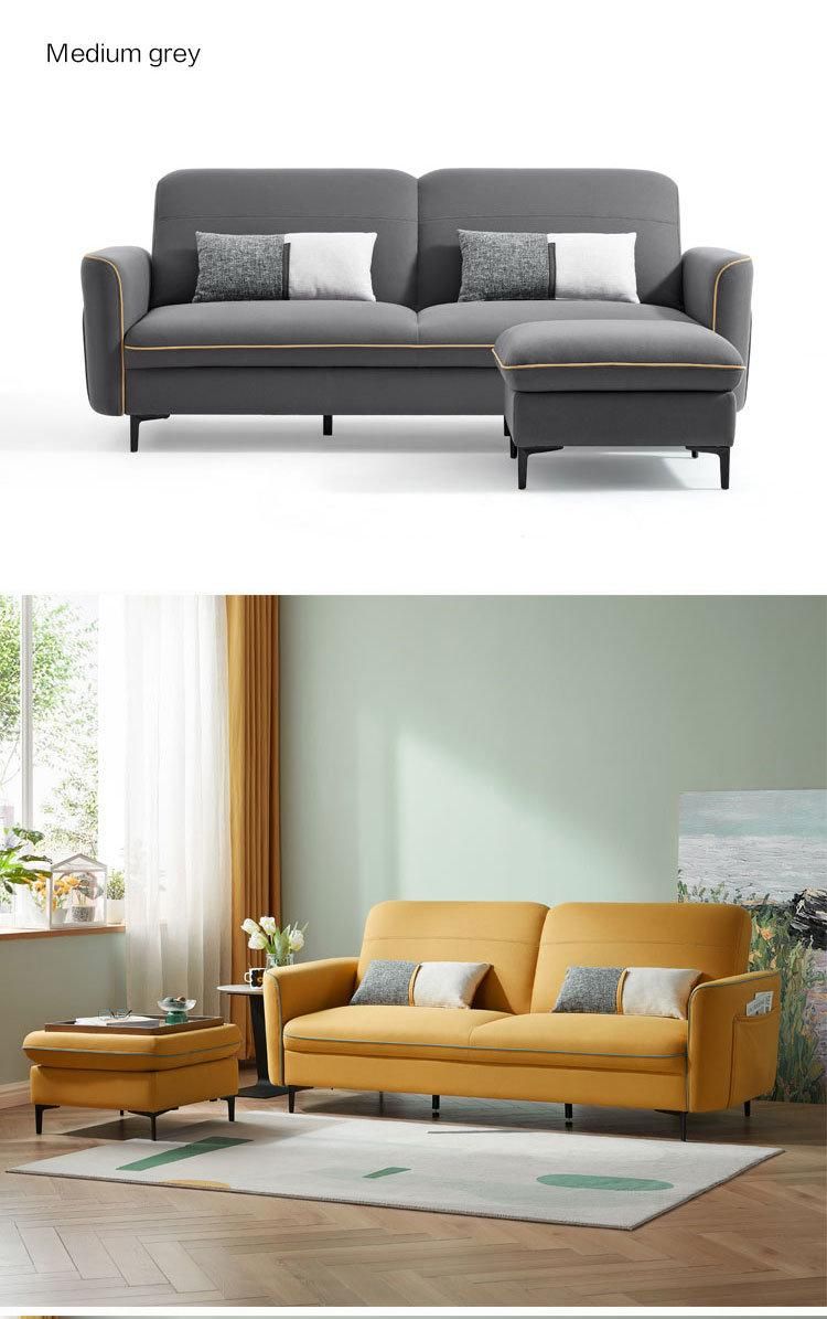 En 1021 Fabric Living Room Set Couch Sofa Cum Bed Designs in China S136