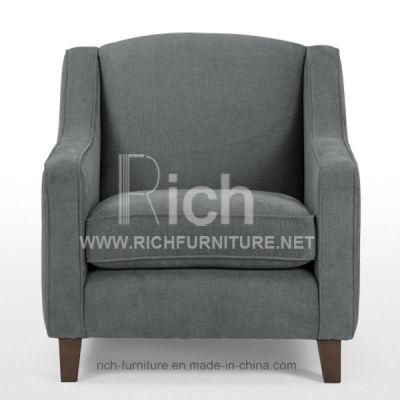 Hotel Sofa Modern Leisure Fabric Sofa (1 Seater)