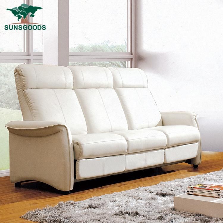 Popular Modern Style Good Quality Massage Sofa Genuine Leather Living Room Furniture
