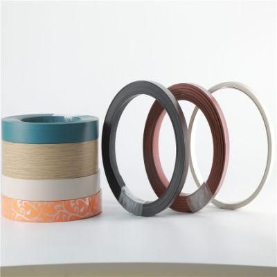 Shanghai Factory Supply Wooden Color PVC Edge Banding for Furniture Accessories