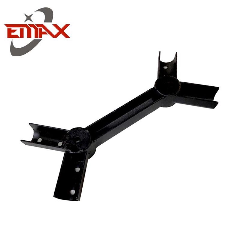 Factory Supply Black Powder Coated Metal Cable Base Bracket Leg for Office Furniture Sofa Table