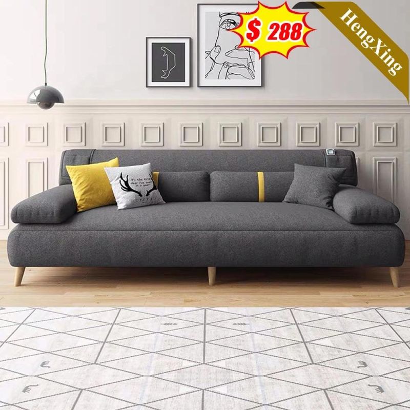 Nordic Design Modern Living Room Home Leisure Lounge Sofas Office Cashmere Fabric 3 Seat Sofa