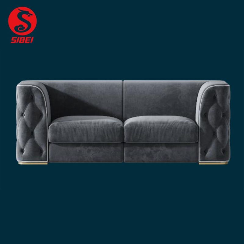 Modern Light Luxury Home Leisure Living Room Furniture Fabric Sofa