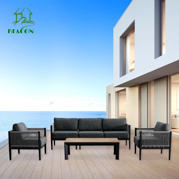 Aluminum Alloy Leisure Sofa Cover Garden Hotel Outdoor Metal Outdoor Furniture Sofa