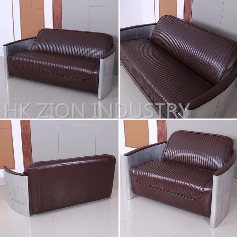 Home Furniture Living Room Sofa Modern Furniture Sets Recliner Leisure Chesterfield Sofa Office Reception Brown Leather Sofa
