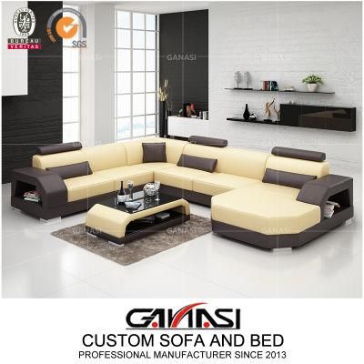 Europe Style Imported Leather Chaise Sofa Furniture G8001