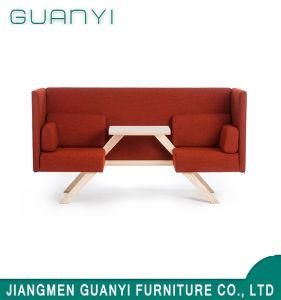 Hotel Furniture Leather Sofa Set 2 Seater Fabric Sofa
