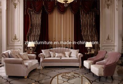 Zhida Antique Style Home Furniture American Design Fabric Velvet Living Room Furniture 1 2 3 Seater Luxury Sofa Couch Set
