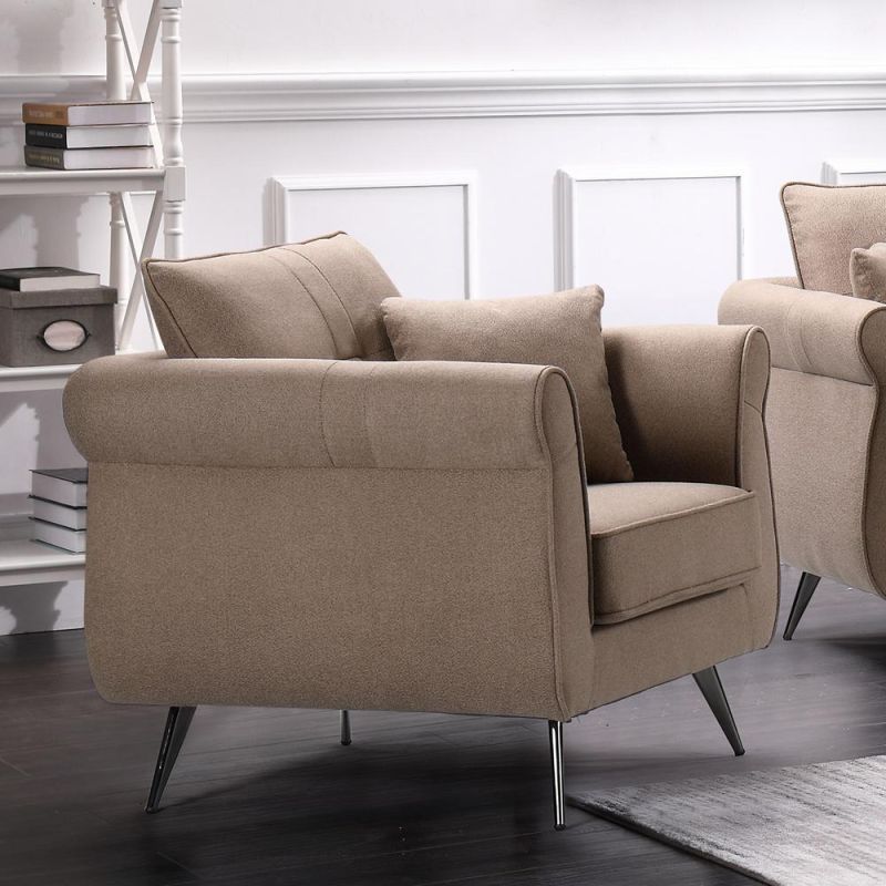 Nova Jssa025 European Design Square Frame 1 Seater Sofa