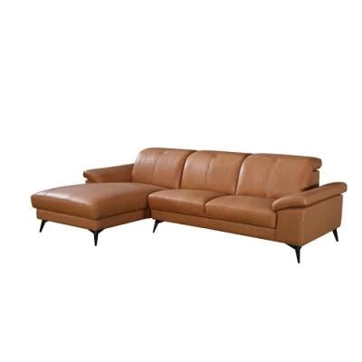 Sunlink Modernos L Shape Sofa Set Home Furniture Leather High Legs Living Room Sofa
