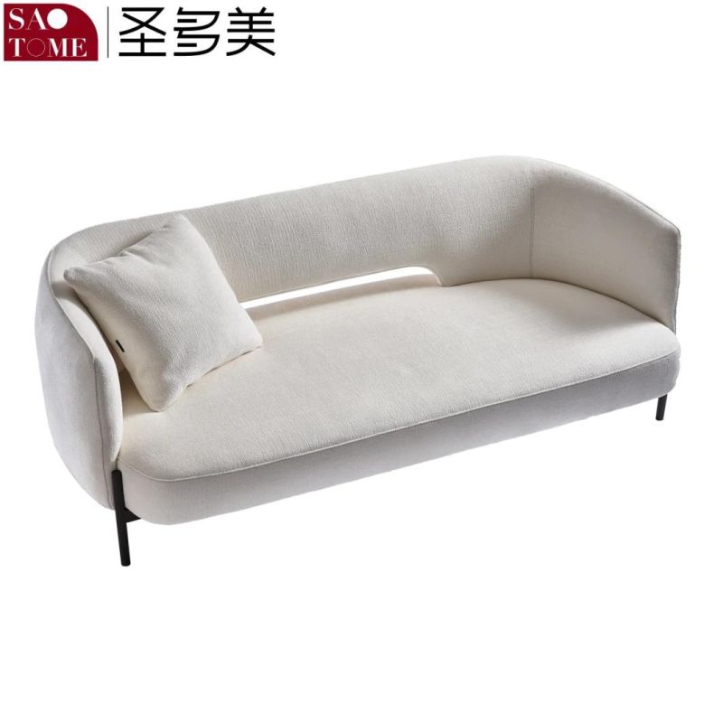 Hot Sale Modern Design Leather Sofa with Metal Feet