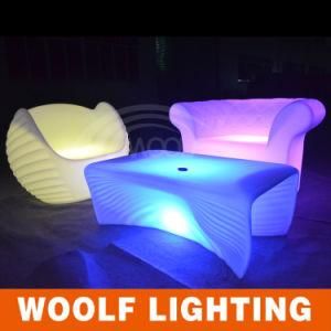 Modern Home Lounge LED Blinking Sofa Furniture