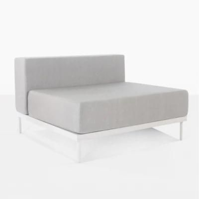Outdoor Aluminum Sectional Deep Seating Center Sofa Set