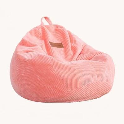 Customized Comfy Teardrop Bean Bag, Indoor Bean Bag Chair Big Sofa, Living Room Sofas Corduroy Large Bean Bag Chair Lazy Sofa