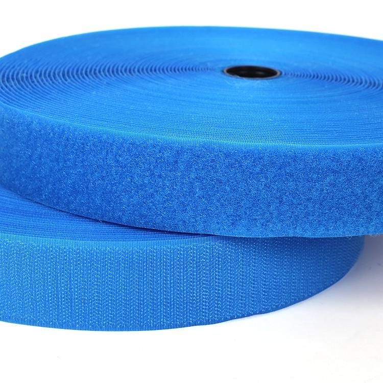 Nylon Polyester Fastener Hook and Loop Tape Manufacturers High Quality Color Hook and Loop Sewing Wrap