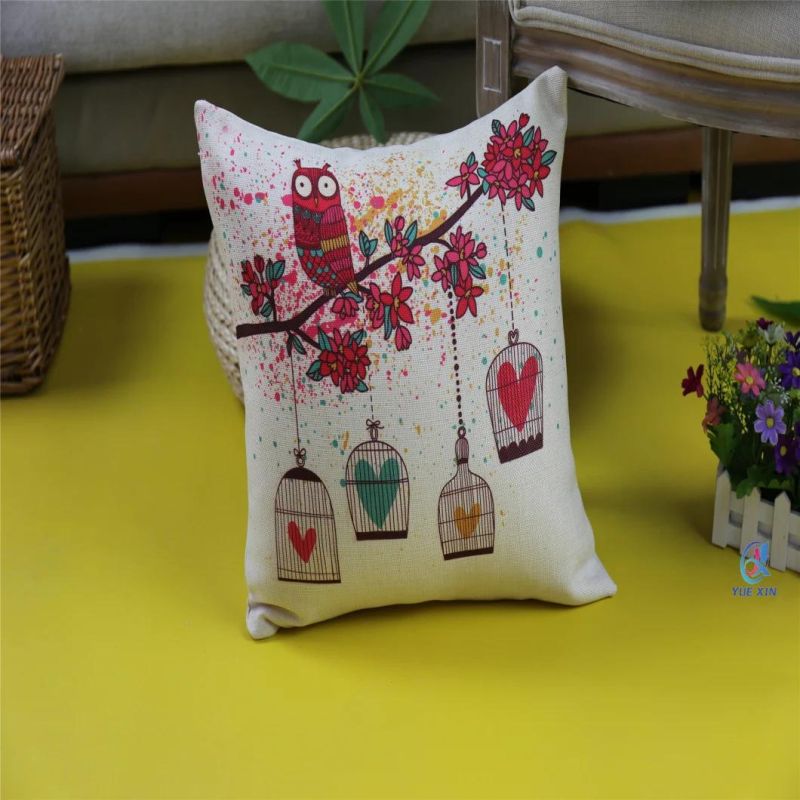 Fashion Cotton Linen Back Pillow / Sofa Cushion Decor