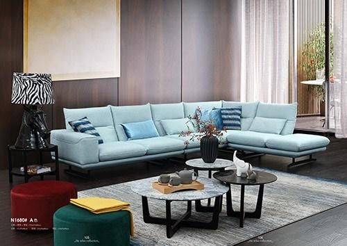 Modern Design Pure Leather U Shape Sofa for Living Room