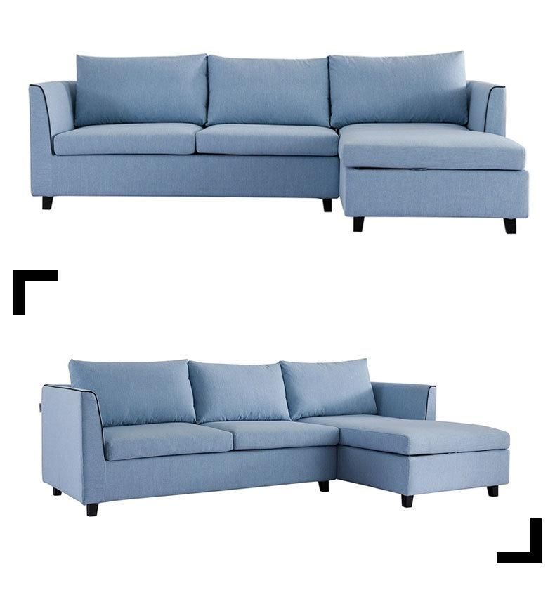 Multi-Functional Living Room Furniture Home Modern Fabric Sofa Bed