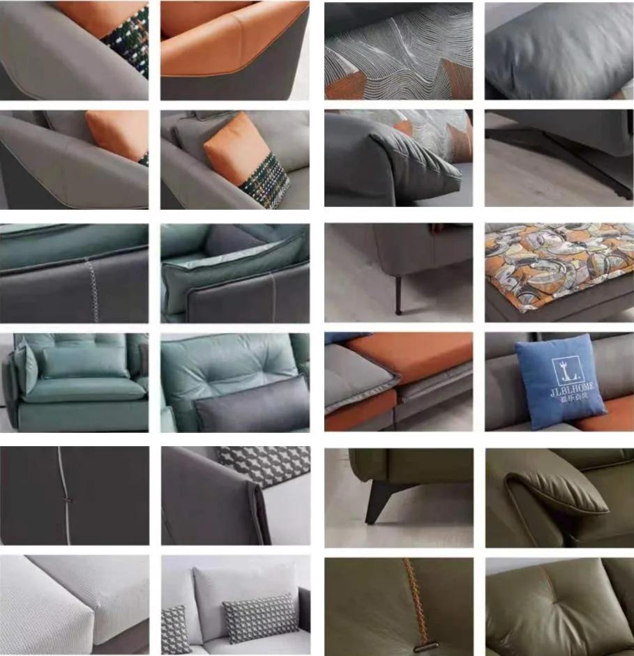 Living Room Furniture Sofa Set Luxury House Modular Sofa Set Leather Upholstery Fabric Sectional Sofa