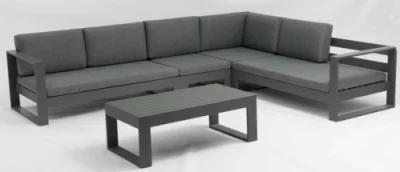 Weatherproof Sofa Pure and Simple Style with Casual Cushions