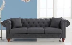 Home Furniture Classic Fabric Chesterfield Sofa Set
