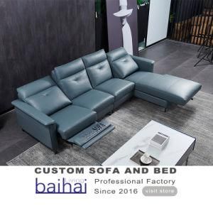 Hot Sell Sectionals Reclining Comfortable Leather Recliner Sofa Living Room Furniture Sets Sofa