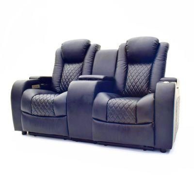 Jky Furniture Air Leather Sectional VIP Cinema Film Home Theater Sofa