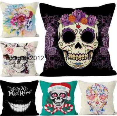 Decorative Halloween Sofa Cushion Pillow Case Linen Cushion Cover