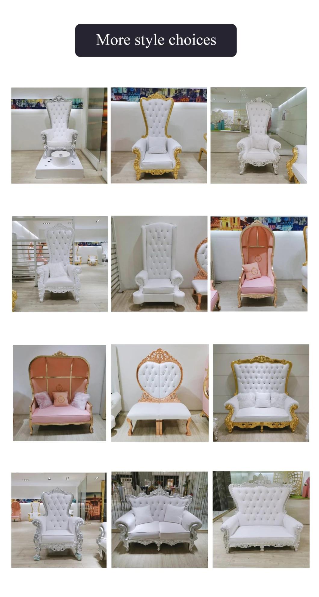 Hotel Queen Throne Wedding Sofa for Event Banquet