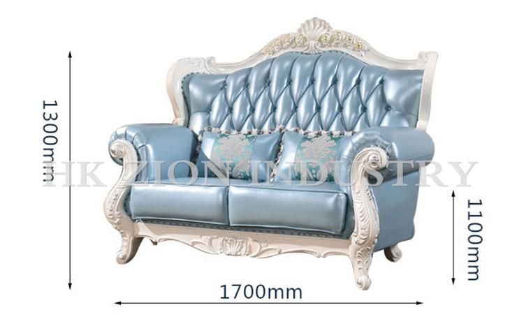 Waterproof Sofa Cover Royal European Style Sofa Set Corner Couches Home Furniture Living Room Luxury Modern Design Leather Couch Chesterfield Sofa
