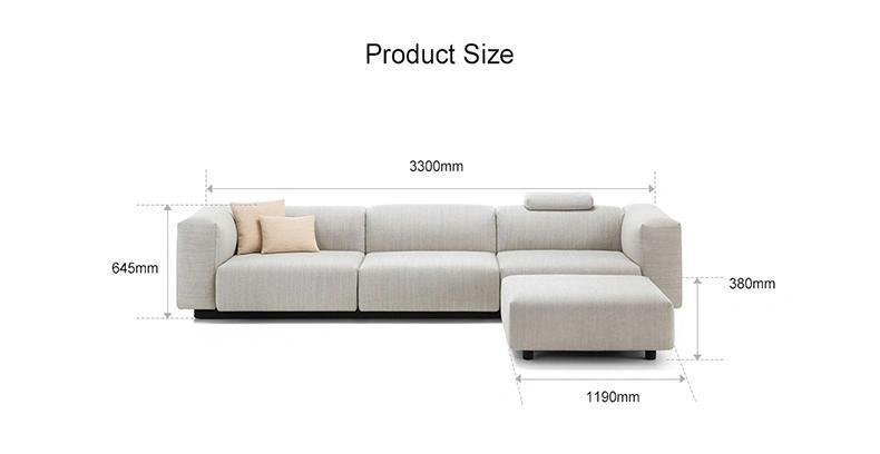 High Back Comfortable Sofa Lounge Home Furniture Modern Sectional Sofa