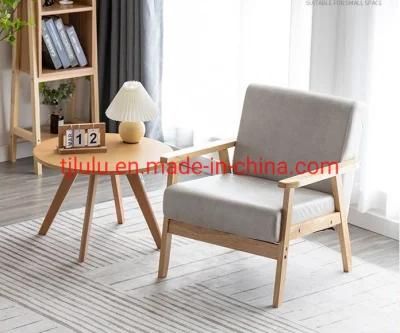 Home Furniture Small Space Section Sofa Set Sectionals Fabric Lined Corner L Shaped Living Room Lounge Hotel Wooden Sofa Leisure Chair