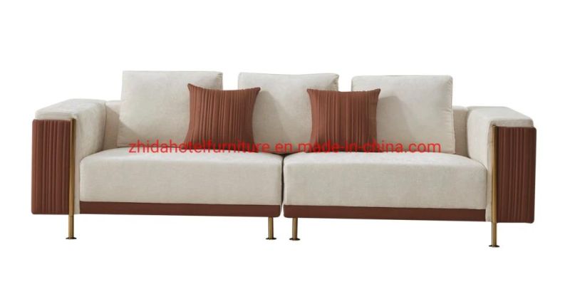 Zhida Modern Hotel Restaurant Furniture Living Room Luxury Leisure Sofa