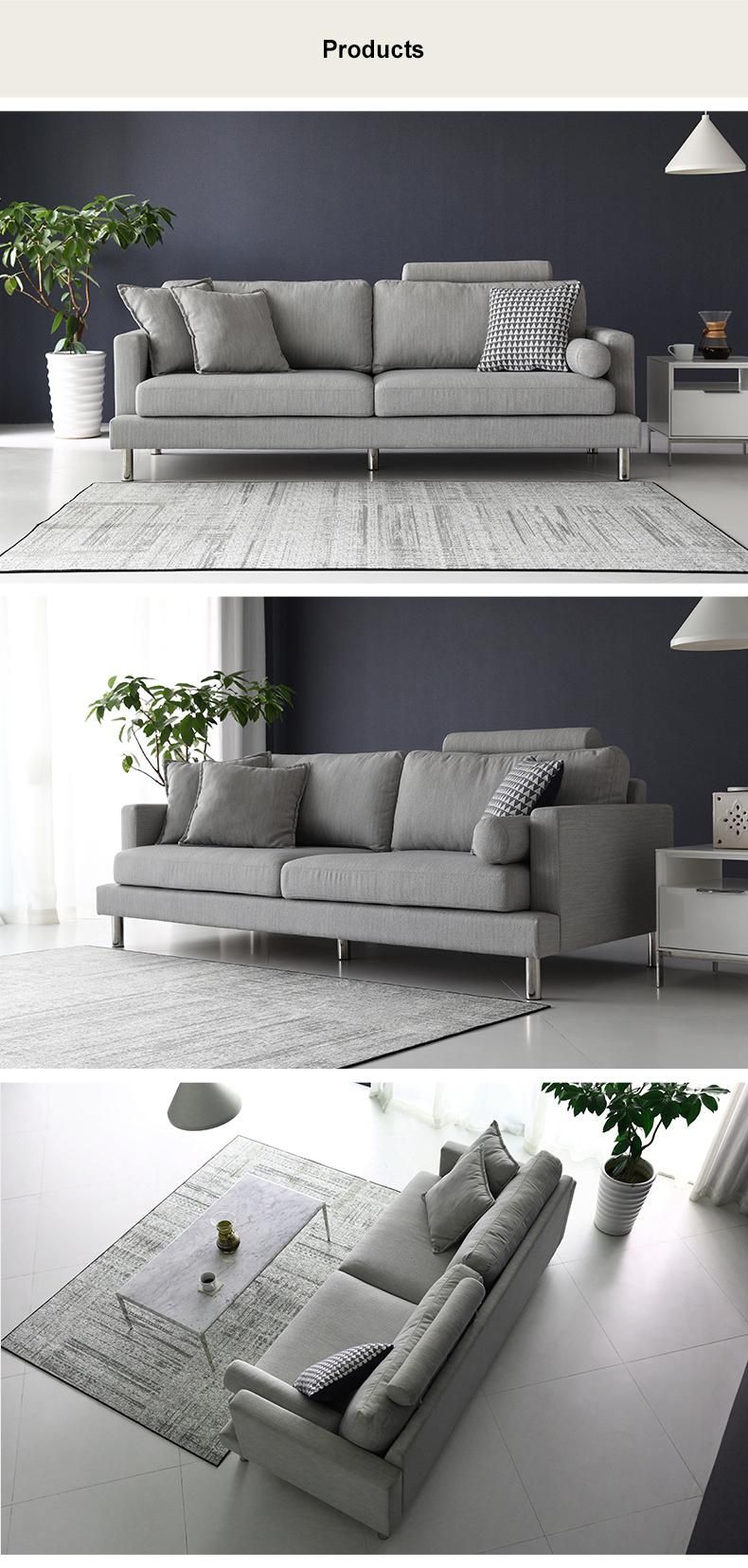 Modern Design Living Room Sofa with Armrest Leisure Sofa Set