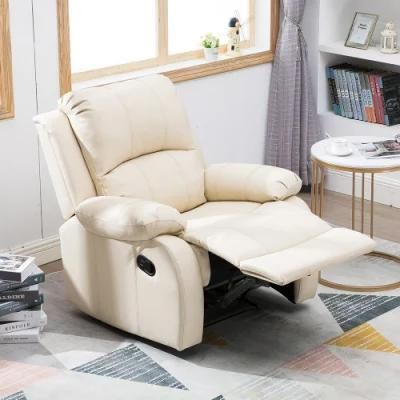 Luxury Living Room Home Furniture Electric PU Leather Recliner Sofa with 8-Points Massage Sofa Chair Office Furniture
