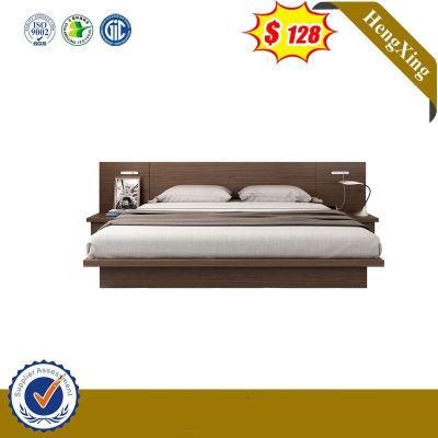 Modern Chinese Manufacturers Wooden Bedroom Furniture Side Cabinet King Double Bed