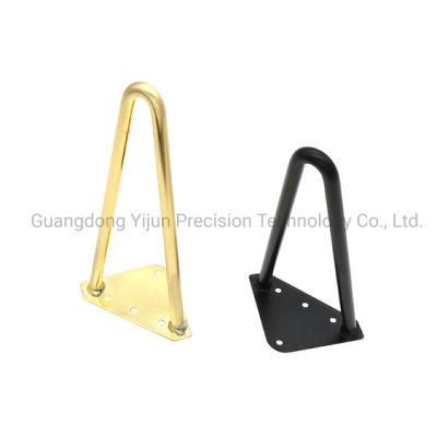 Popular Furniture Cabinet Metal Leg with Shiny Surface and Different Color