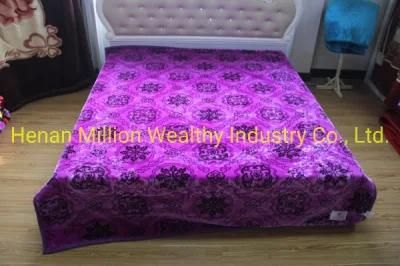 Cloud Mink Velvet Reactive Print Blanket Warm Bedding Single and Double Person Sofa Nap Cover Bed Sheet