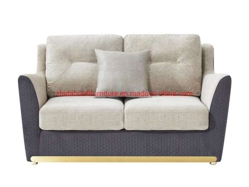 Luxury Living Room Furniture Sofa Fabric Sectional Sofa with Chaise