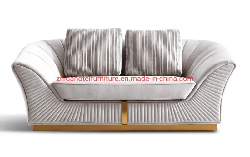 Zhida Textile Luxury Hotel Furniture Lobby Reception Living Room Sofa