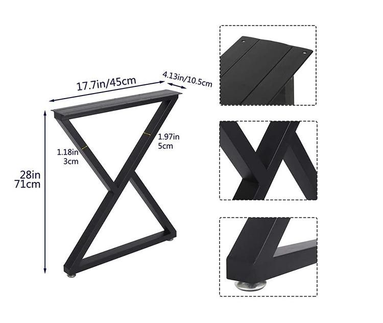 Modern Design Removable Metal Iron Table Leg