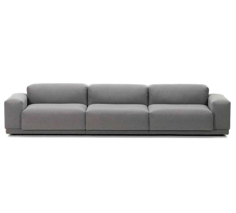 Jasper Morrison 3 Seats Fabric Sofa for Living Room (CC-6169-3)